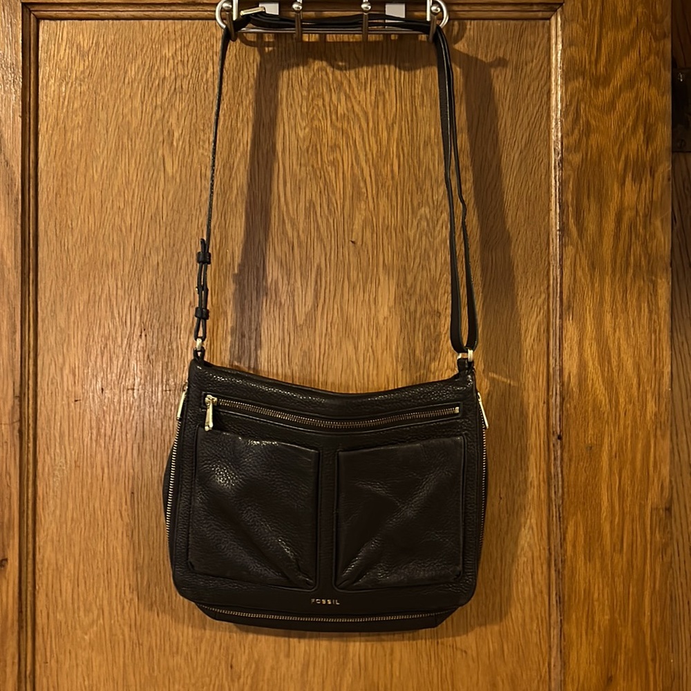 Fossil Genuine Leather Crossbody Purse